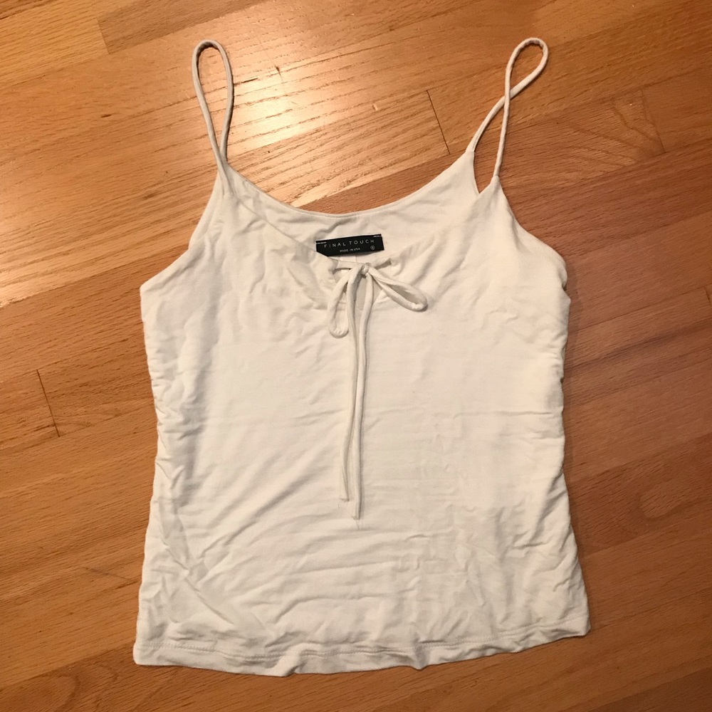 White tank top
